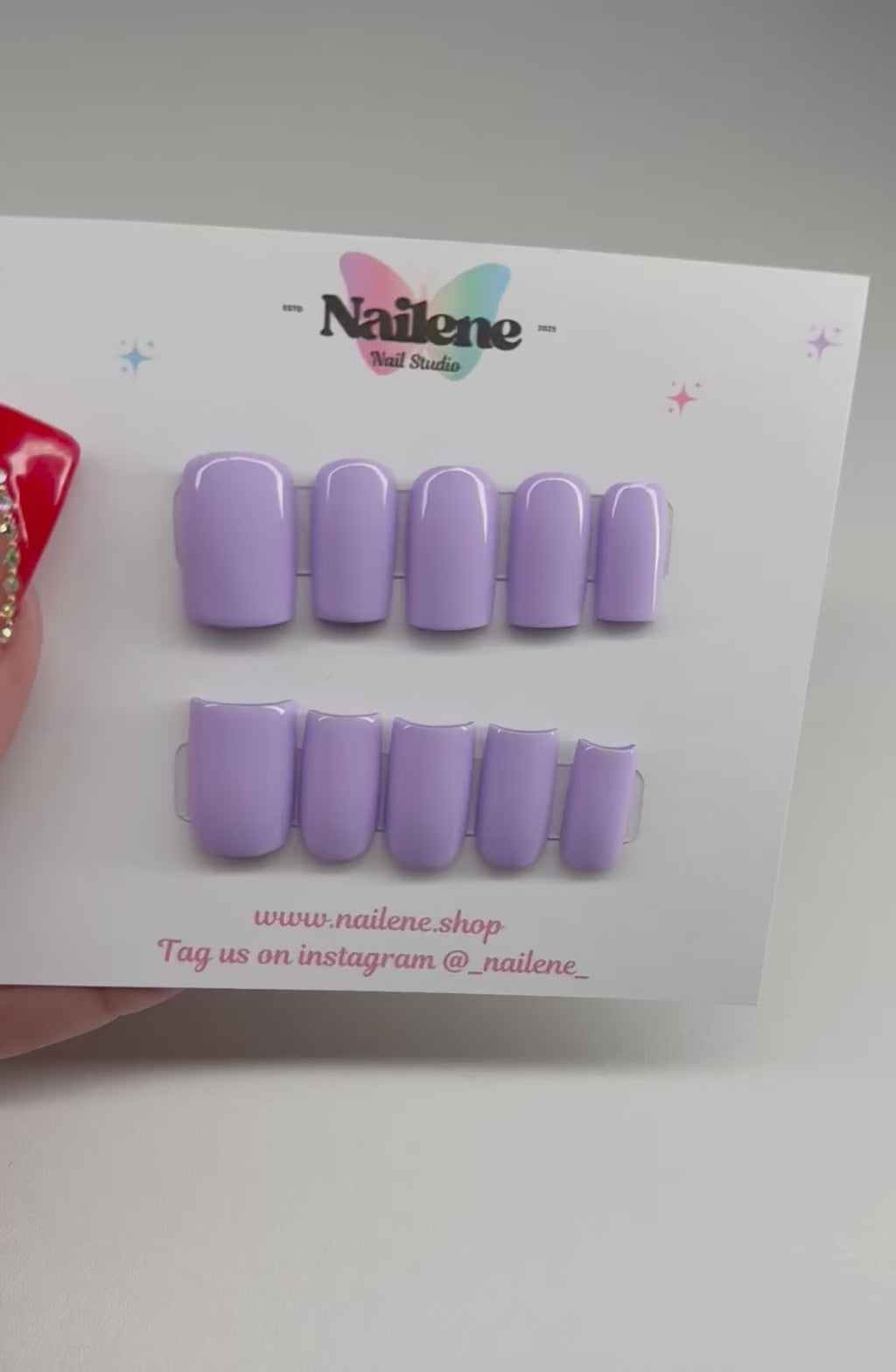 purple nail video 
